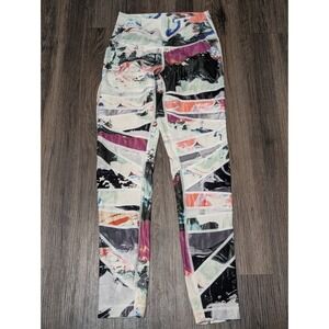 LULULEMON High Times 26" Tight 2 Pigment Wave Biggie White Tech Size‎ 4